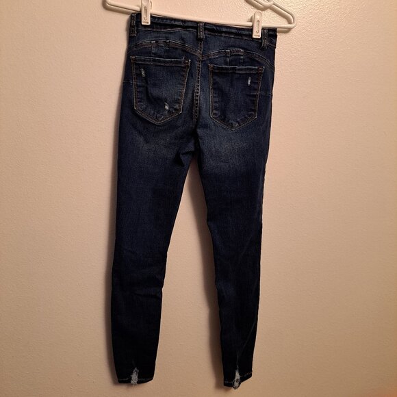 Wax Jean Denim - Wax Jean Butt I Love You Ripped/ Distressed Skinny High rise Jeans